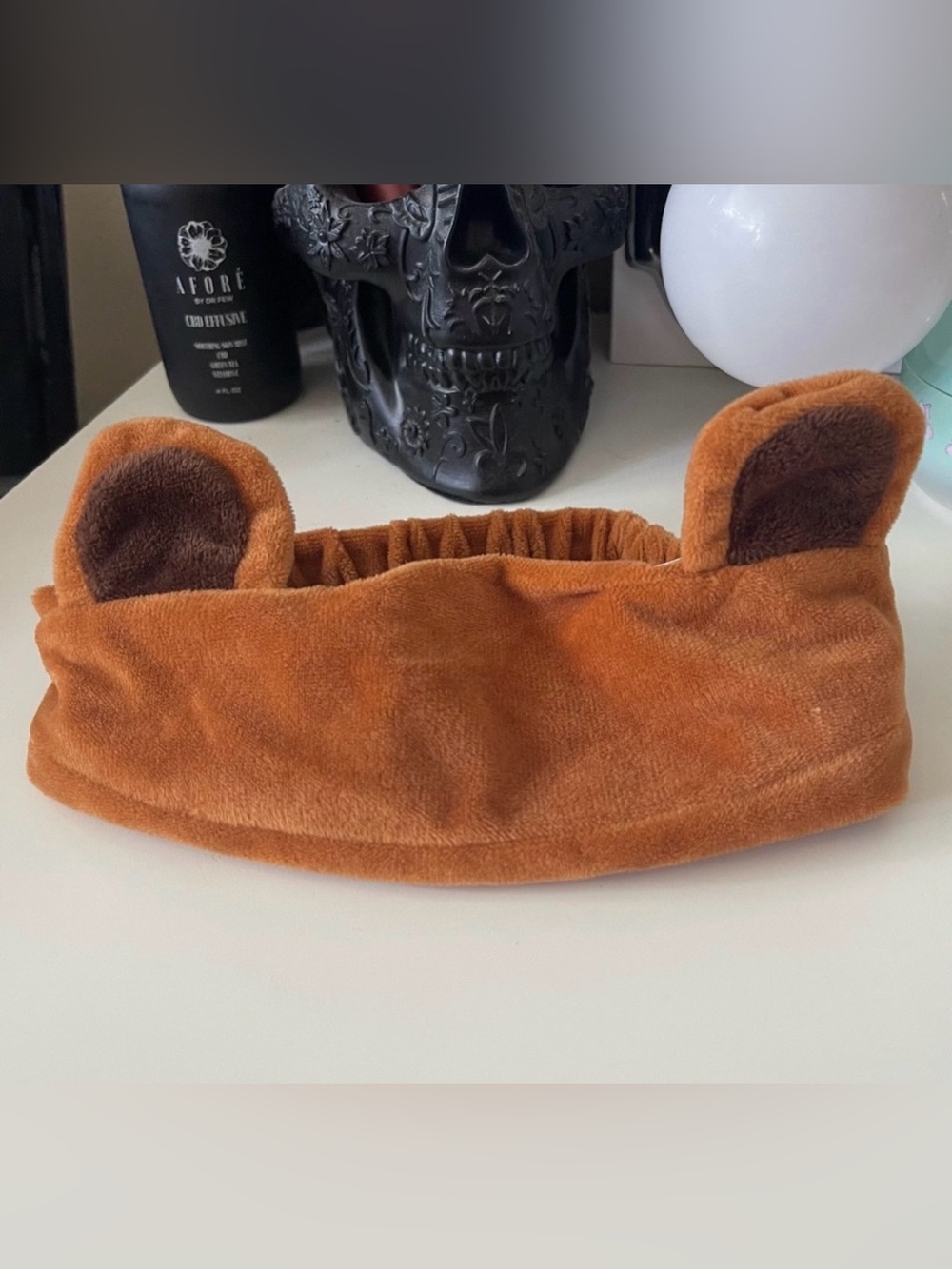 3/$15 I Dew Care Brown Bear Headband for Skincare/Makeup Routine Elastic Stretch